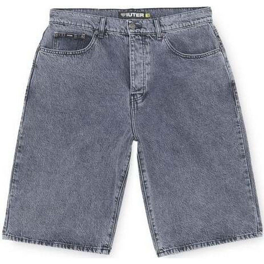 Pantaloncini Uomo Iuter - Baggy Denim Shorts - Grigio