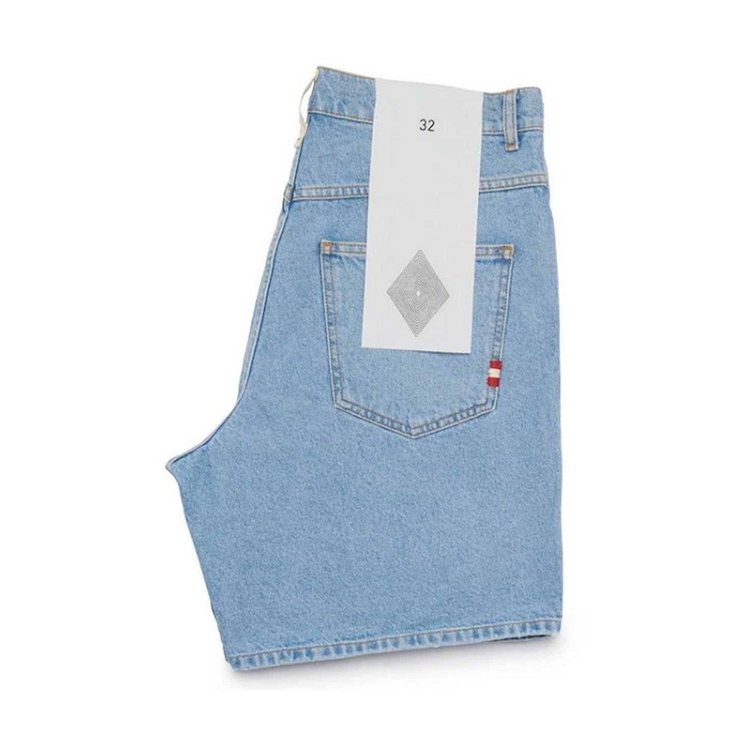Bermuda Uomo Amish - Bermuda Bernie Amish Denim Bleached - Blu