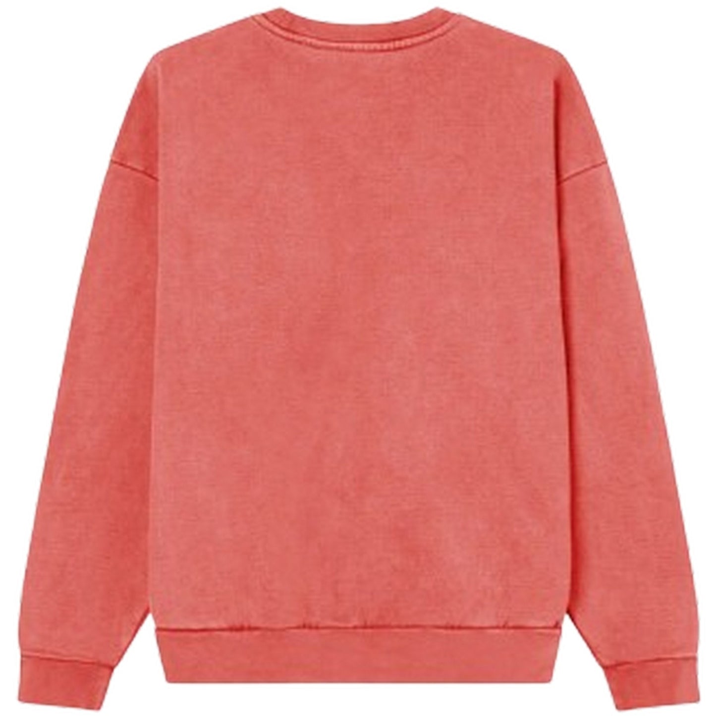 Felpe senza cappuccio Uomo Obey - Lowercase Pigment Crew Fleece - Rosso