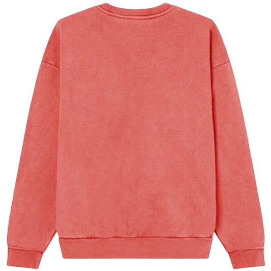 Obey Sweats à capuche pour hommes - Polaire Lowercase Pigment Crew - Rouge