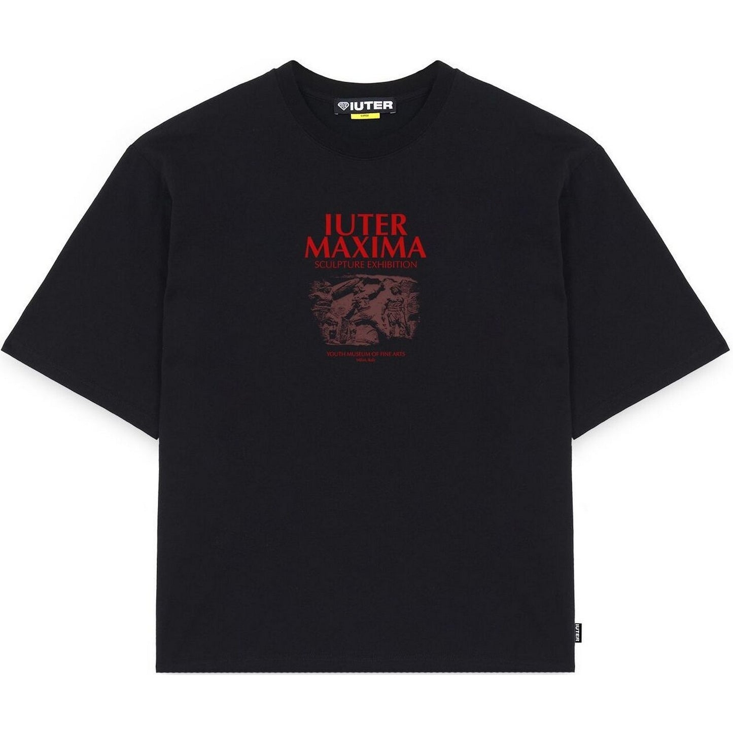 T-shirt Uomo Iuter - Maxima Tee - Nero