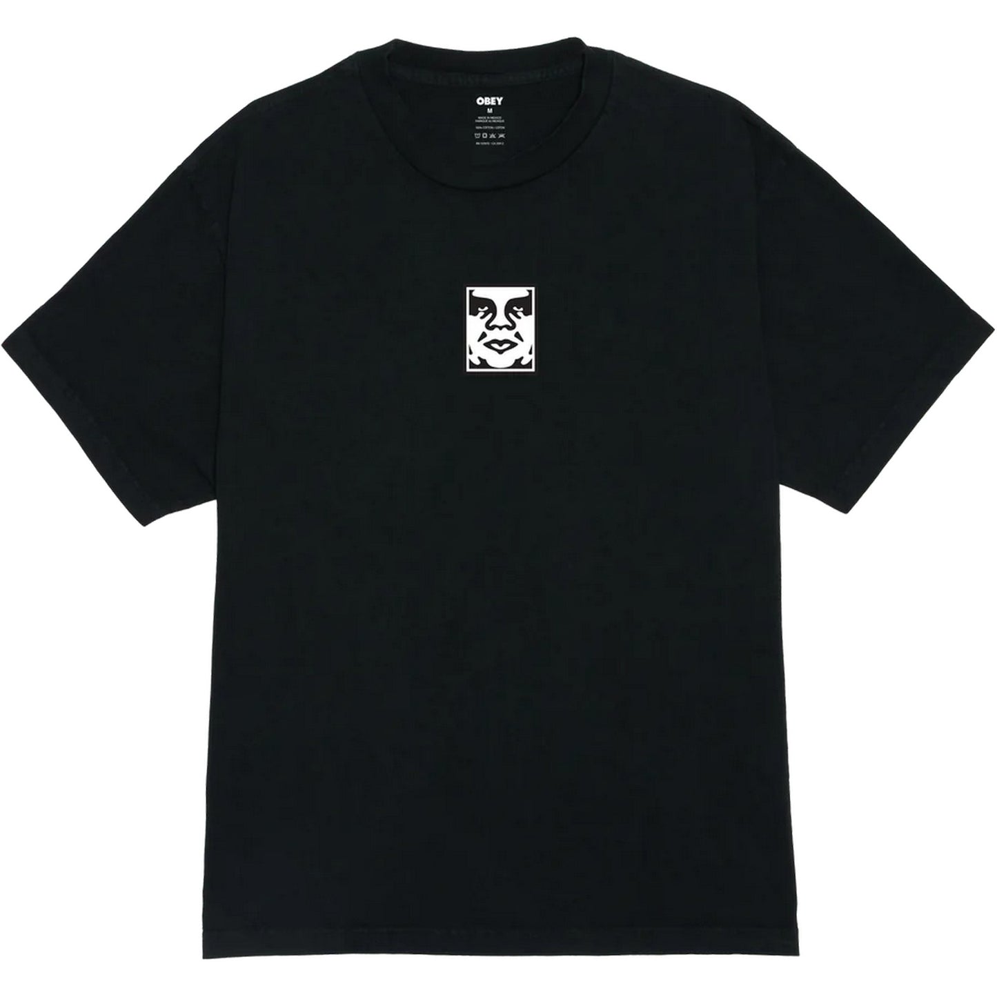Obey Unisex T-Shirt – Obey Icon Face Tee – Schwarz