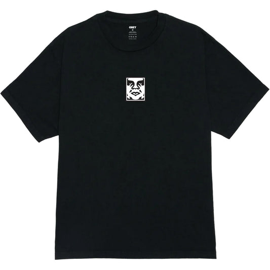 T-shirt Unisex Obey - Obey Icon Face Tee - Nero
