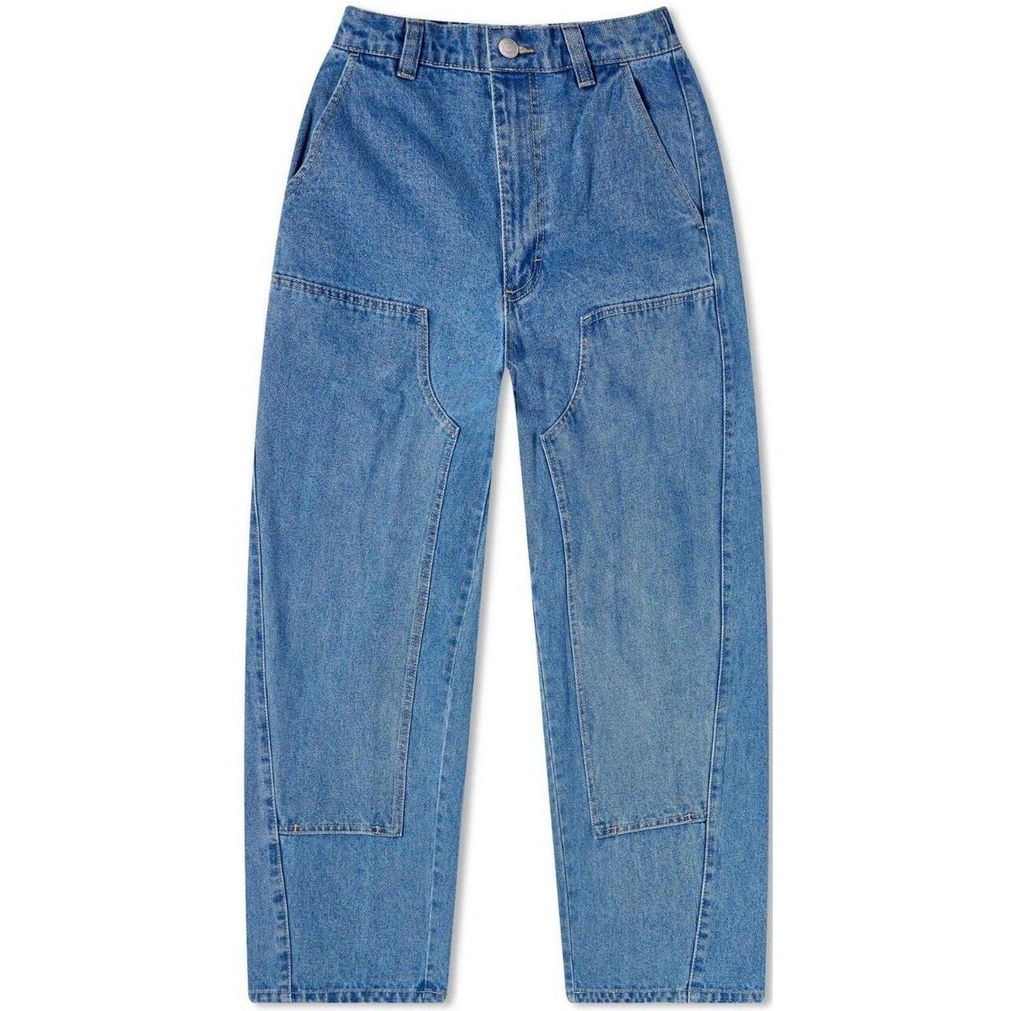 Pantaloni Donna Obey - Leah Ii Baggy Denim Pant - Celeste