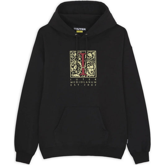 Bluzy męskie Iuter - Mediolanum Hoodie - Czarne