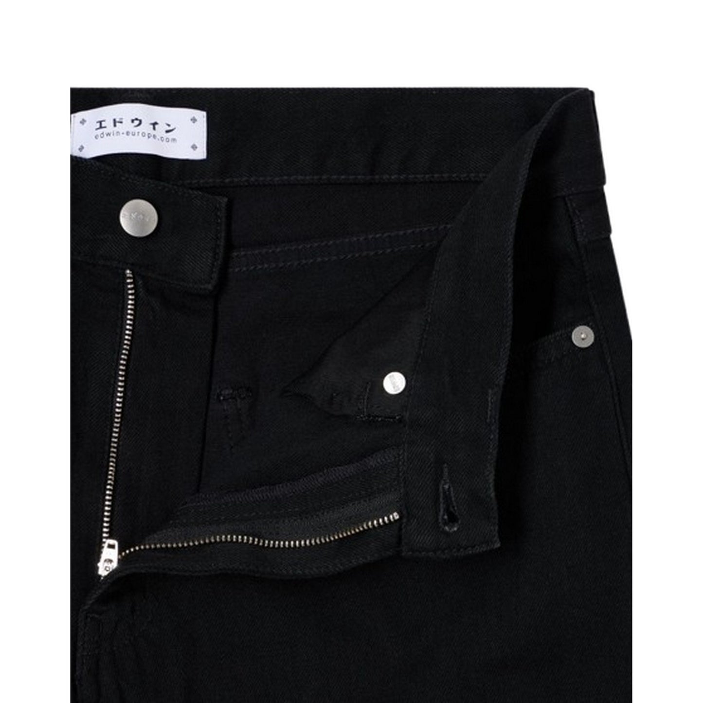 Męskie jeansy Edwin – Spodnie Cosmos – Czarne