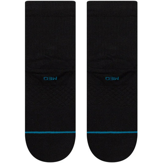 Stance Unisex Socken – Icon Quarter – Schwarz