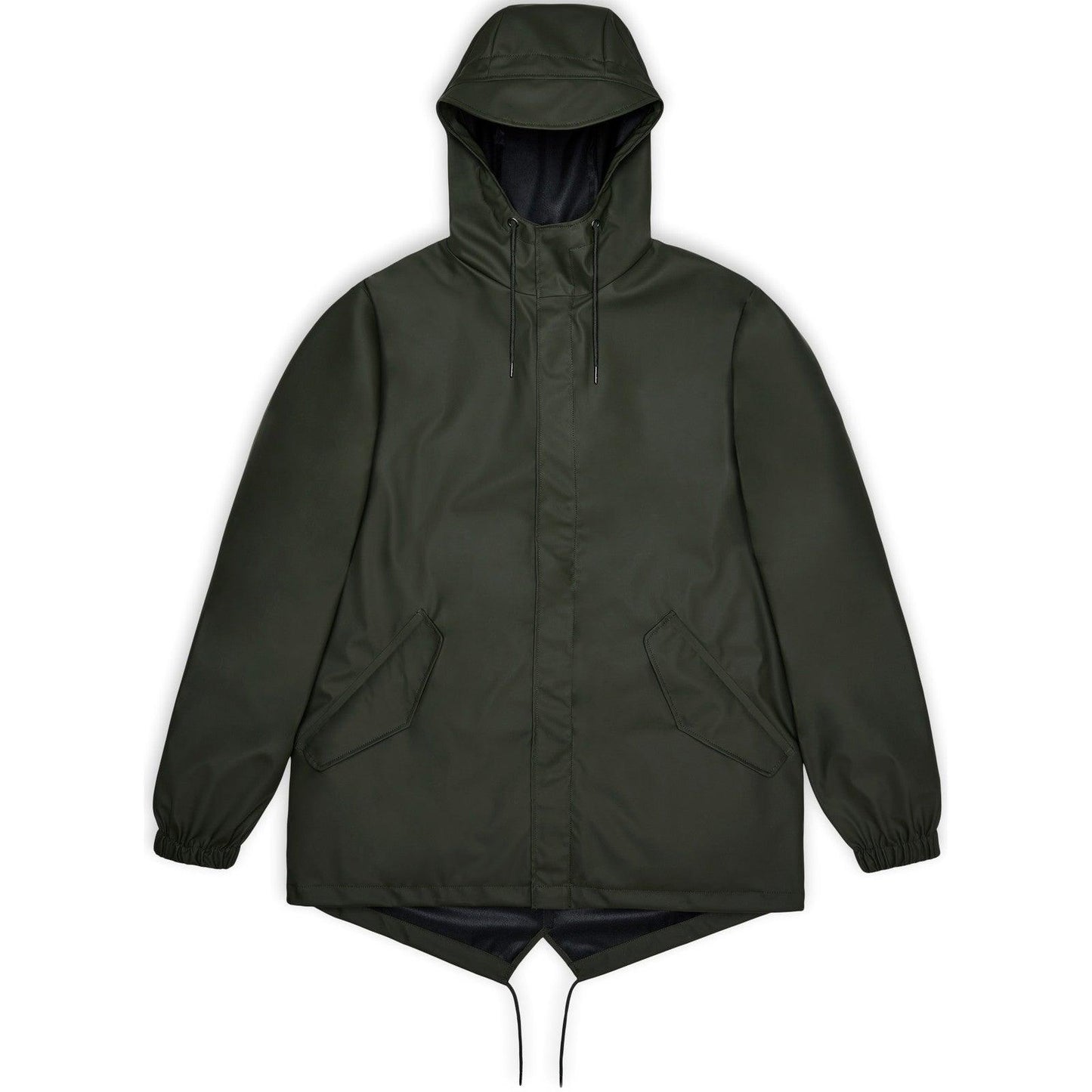 Chaquetas impermeables unisex Rains - Fishtail Jacket W3 - Verde