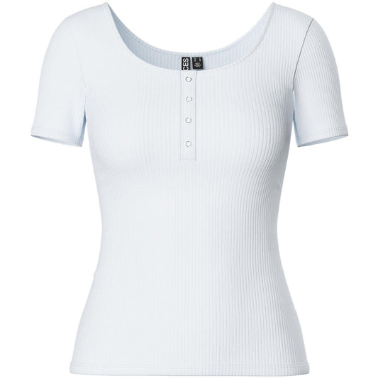 Damen Tanktops Pieces - Pckitte Ss Top Noos Bc - Weiß