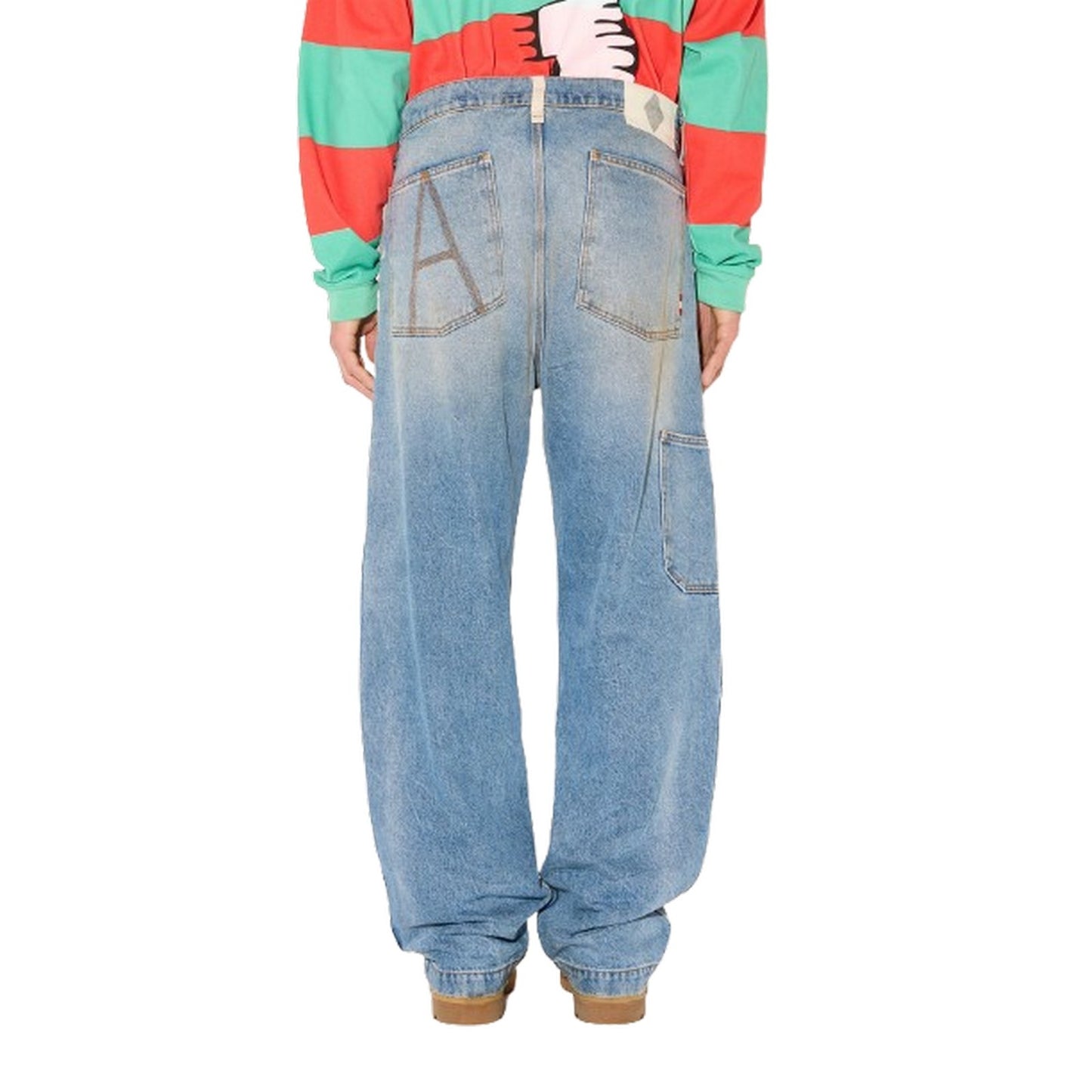 Pantaloni Uomo Amish - Super knee - Blu