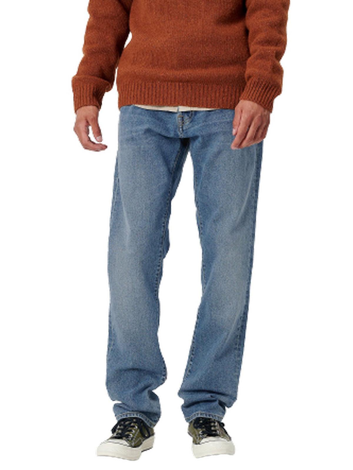 Męskie jeansy Carhartt Wip – Klondike Pant – Niebieski