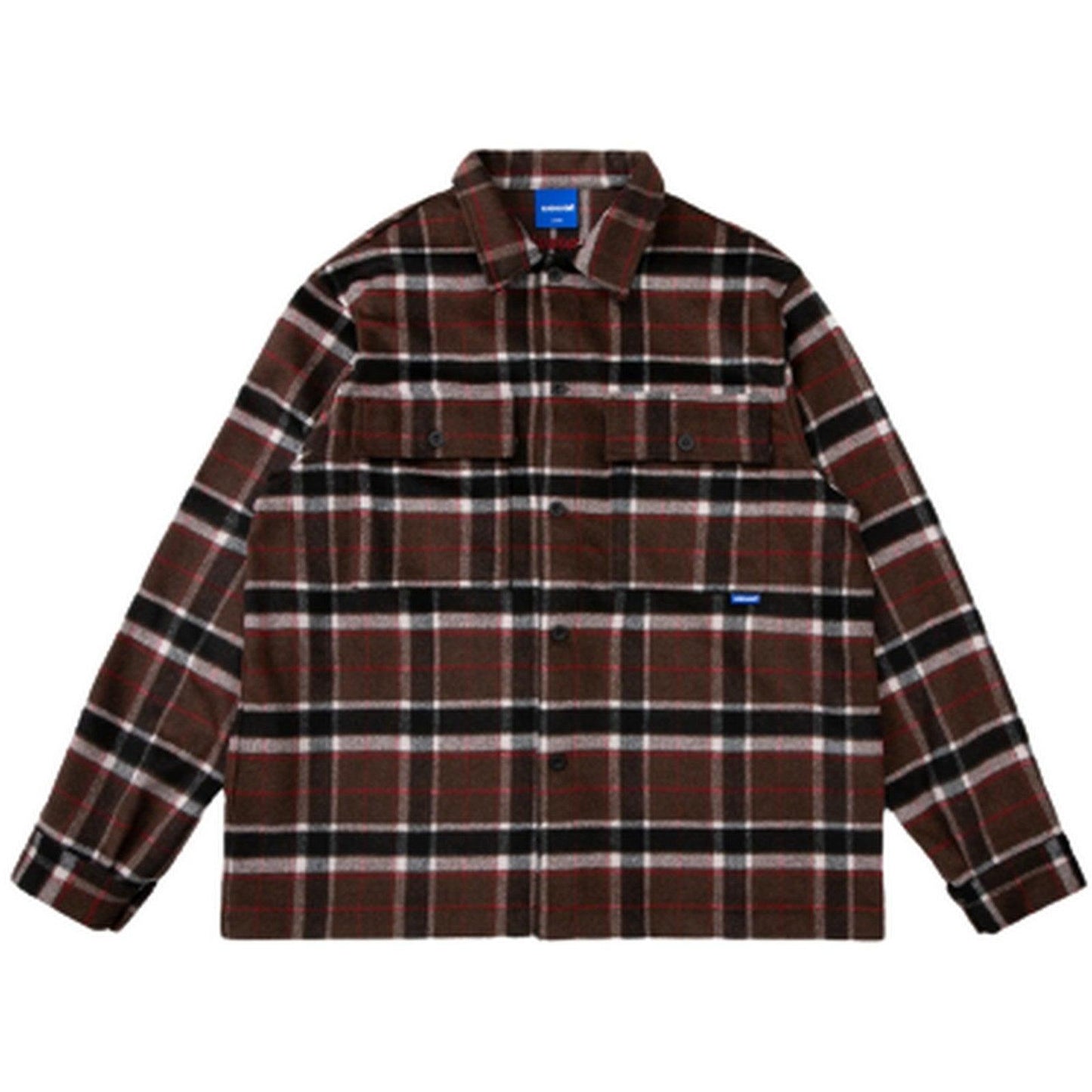 Chemises décontractées habituelles pour hommes - Chemise boutonnée Cervino - Marron