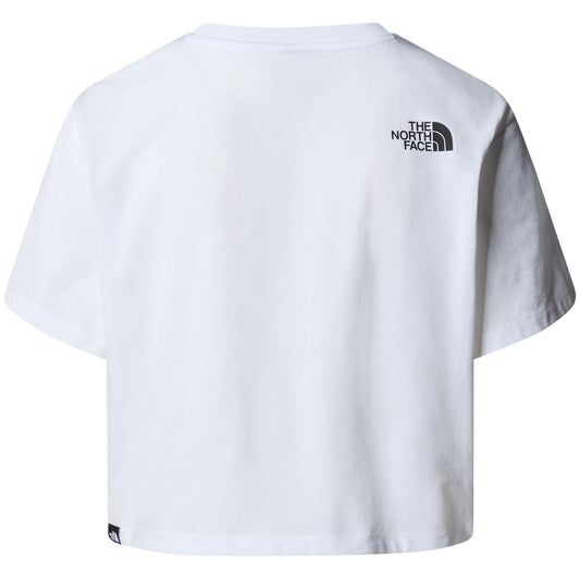 T-shirt Donna The North Face - Women’s Simple Dome Cropped Slim Tee - Bianco