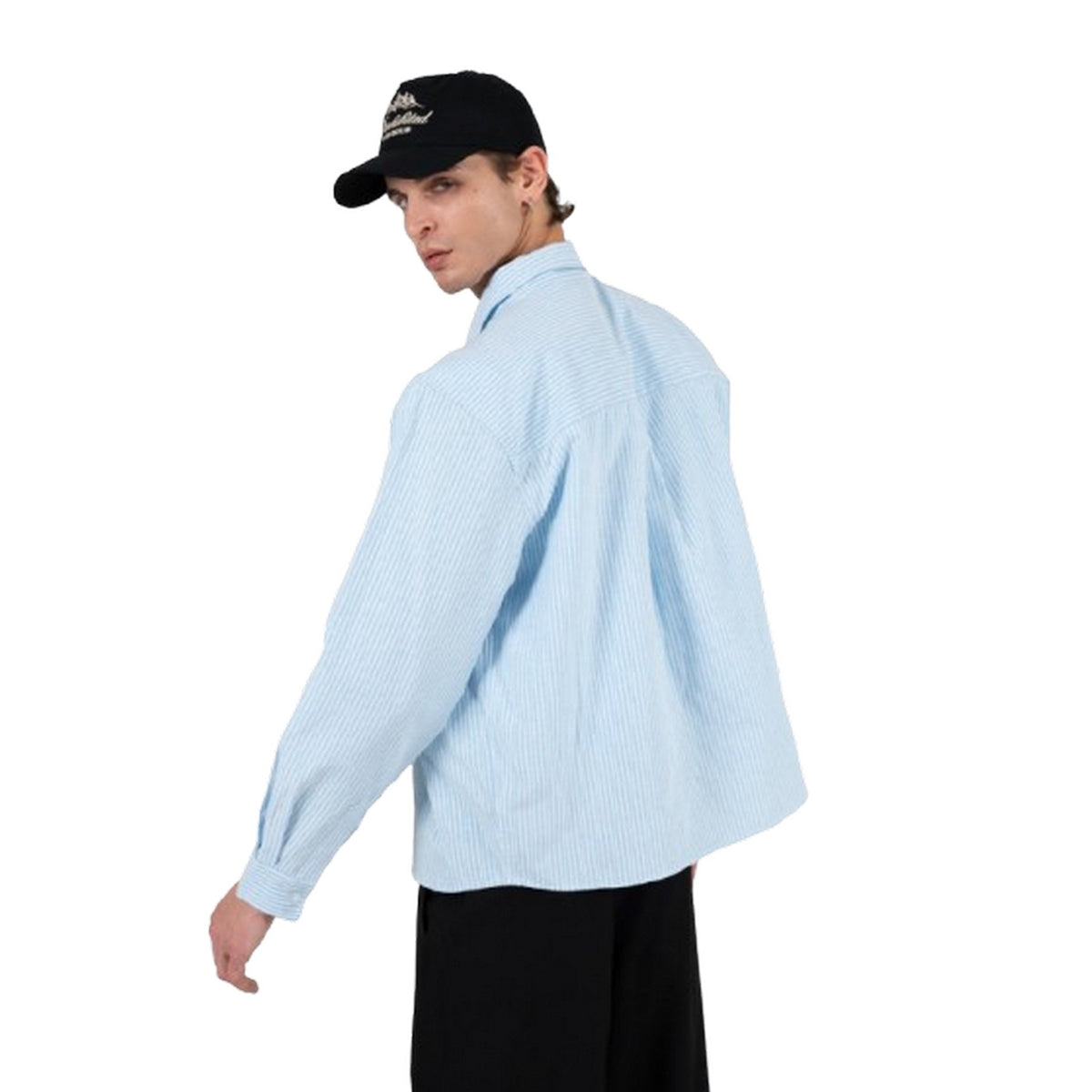 Camicie casual Uomo Prohibited - The Oxford Button Down Shirt - Celeste