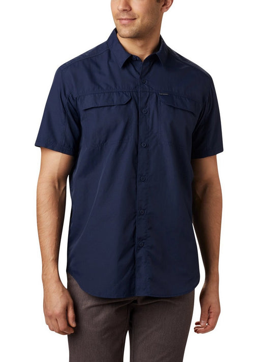 Columbia Chemises décontractées pour hommes - Chemise courte Utilizer Ii Solid - Bleu