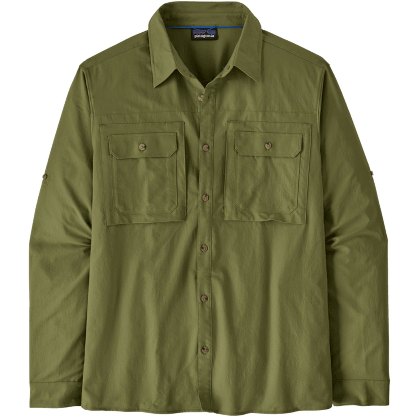 Camicie casual Uomo Patagonia - M's L/S Self Guided Sun Shirt - Verde