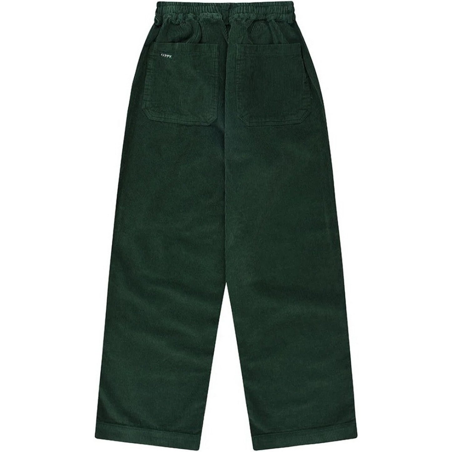 Pantaloni Uomo KAPPY DESIGN - One Tuck Fatigue Corduroy Pants - Verde