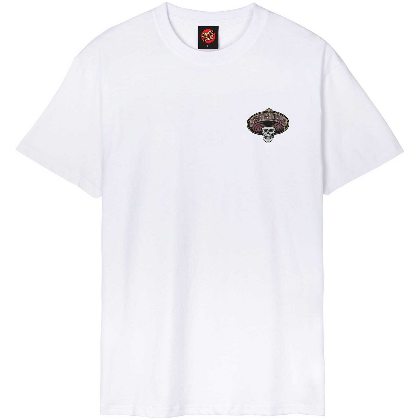 Camiseta hombre Santa Cruz - Camiseta Guzmán Dead Diners - Blanco