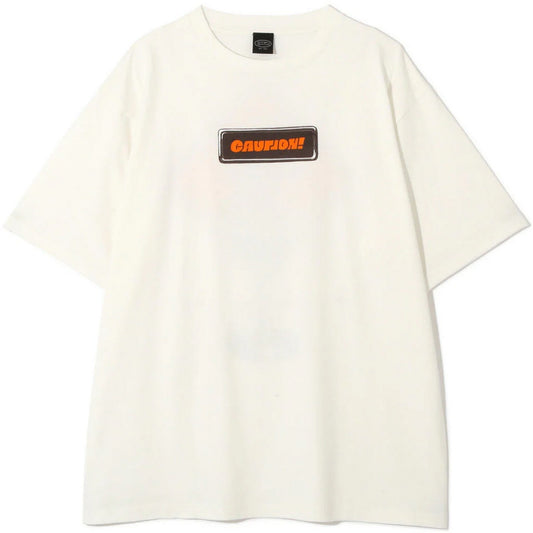 T-shirt Uomo Manastash - Pumice Tee Caution! - Bianco