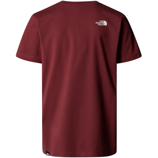 T-shirt pour hommes The North Face - M S/S Simple Dome Tee - Bordeaux