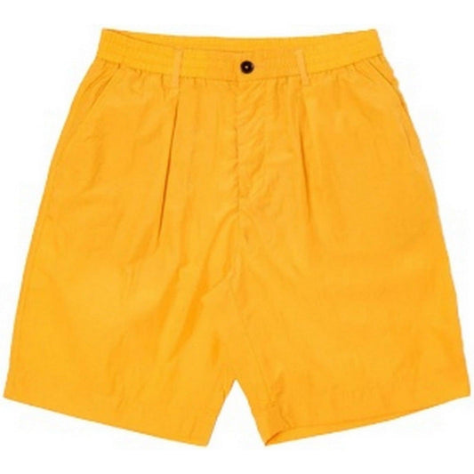 Pantalones cortos de hombre Universal Works - Pantalón corto de chándal plisado - Naranja
