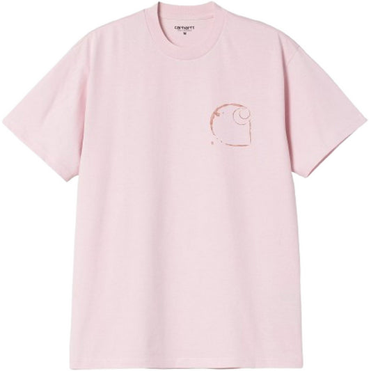 T-shirt Uomo Carhartt Wip - S/S Java T-Shirt - Rosa