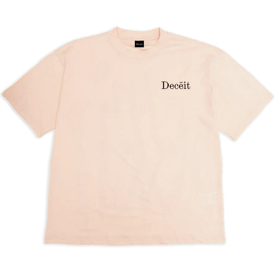 Camiseta de hombre Deceit - Scratchy Flared Tee - Beige
