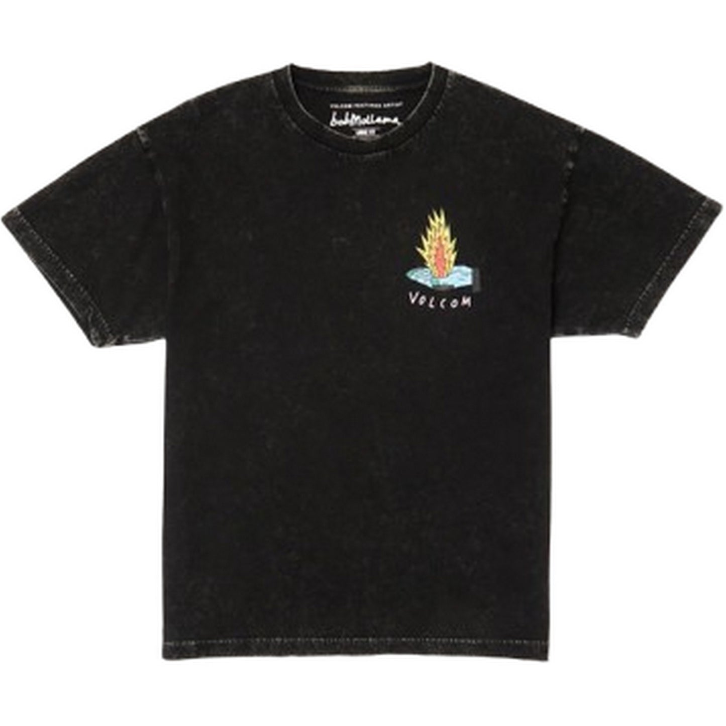 T-shirt Uomo Volcom - Fa Bob Mollema 1 Lse Sst - Nero