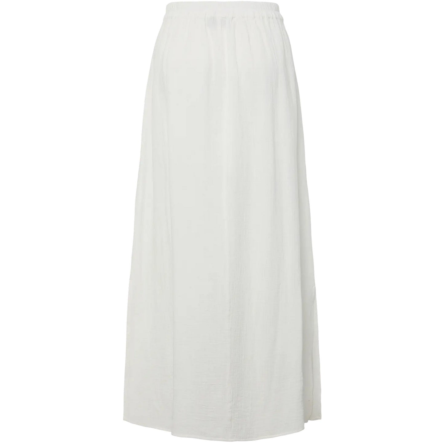 Gonne casual Donna Pieces - Pcsastina Hw Maxi Slit Skirt Wvn Bc - Bianco