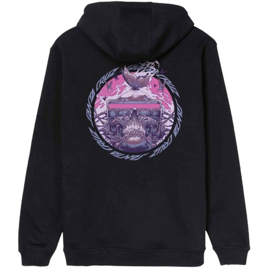 Sudaderas con capucha para niños Santa Cruz - Wooten Cyber Hood - Negro