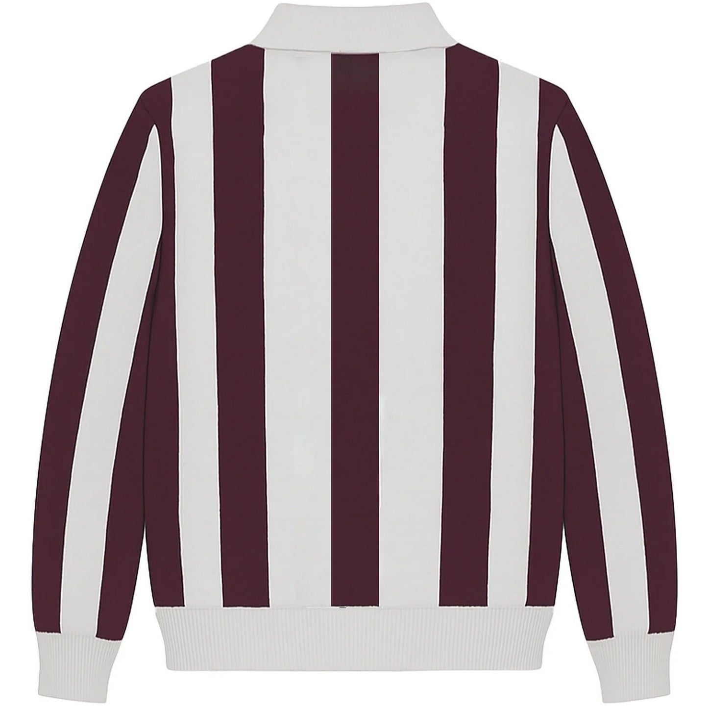 Męskie swetry NA WAKACJACH - Lets Take A Trip Dzianinowy sweter polo w paski - Wielokolorowy