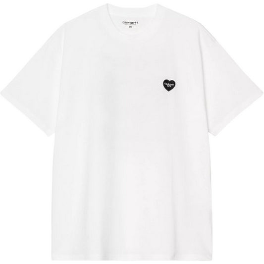 T-shirt Uomo Carhartt Wip - S/S Heart II Hartt T-Shirt - Bianco
