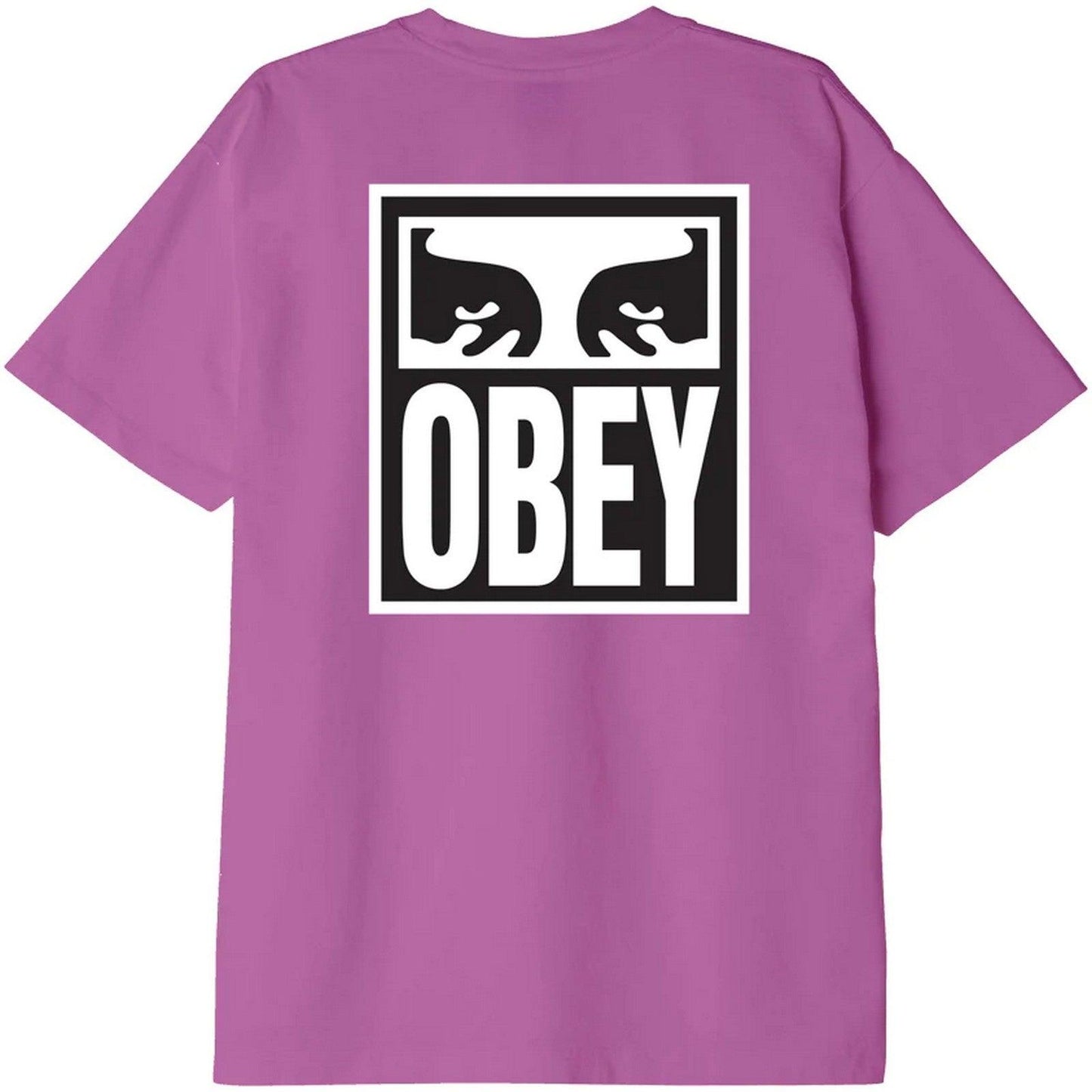 T-shirt Uomo Obey - Obey Eyes Icon 2 Heavyweight Tee - Viola