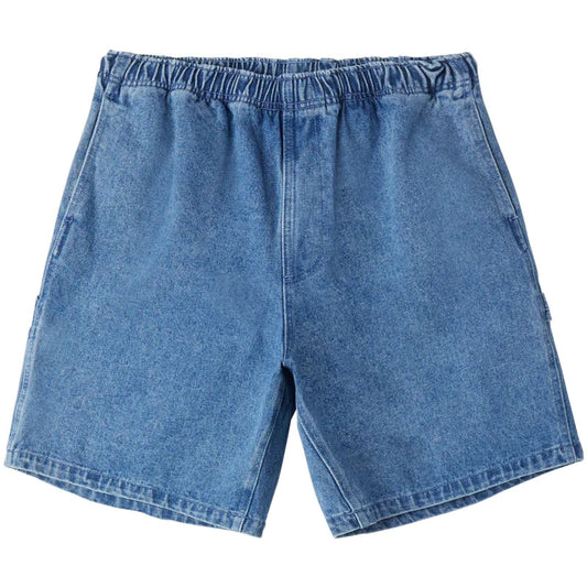 Pantaloncini Uomo Obey - Easy Denim Carpenter Short - Blu