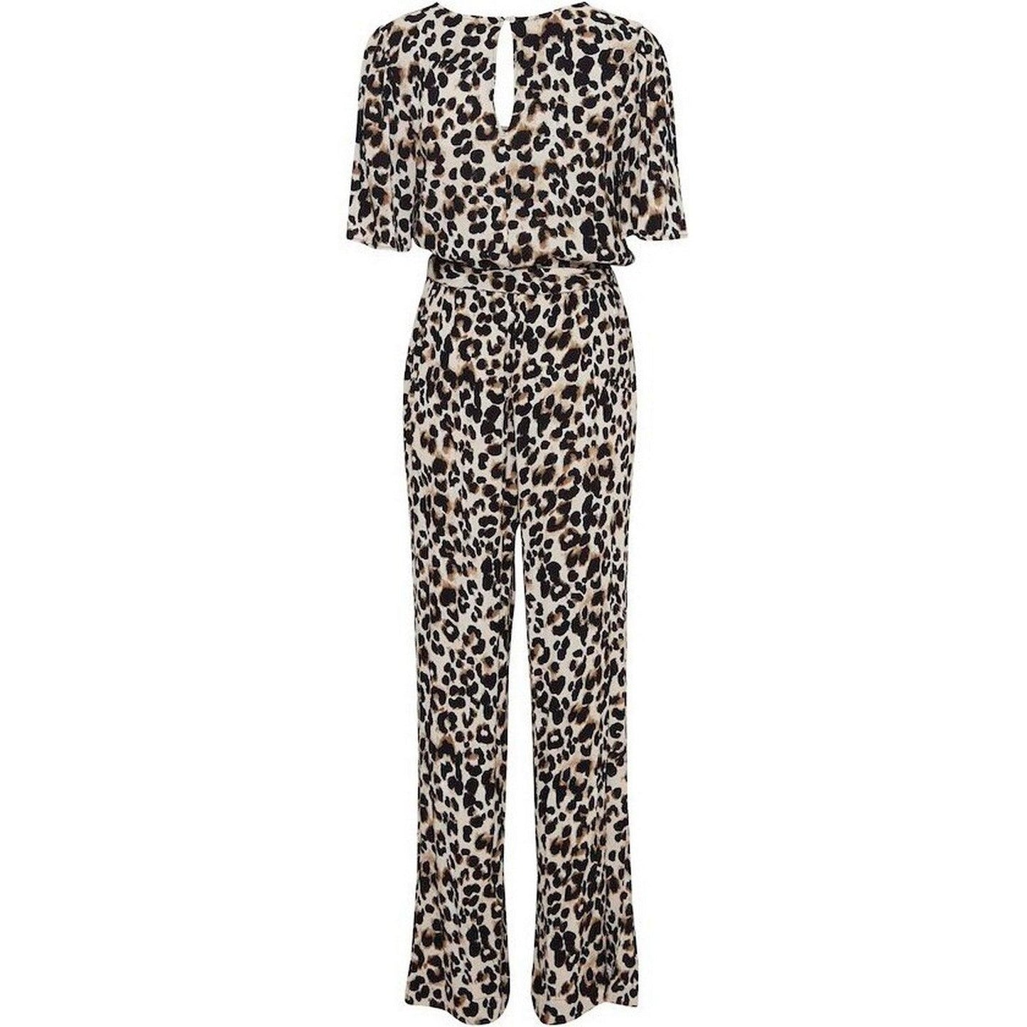 Spodnie damskie Ichi - Ihmarrakech Aop Js4 - Beżowe