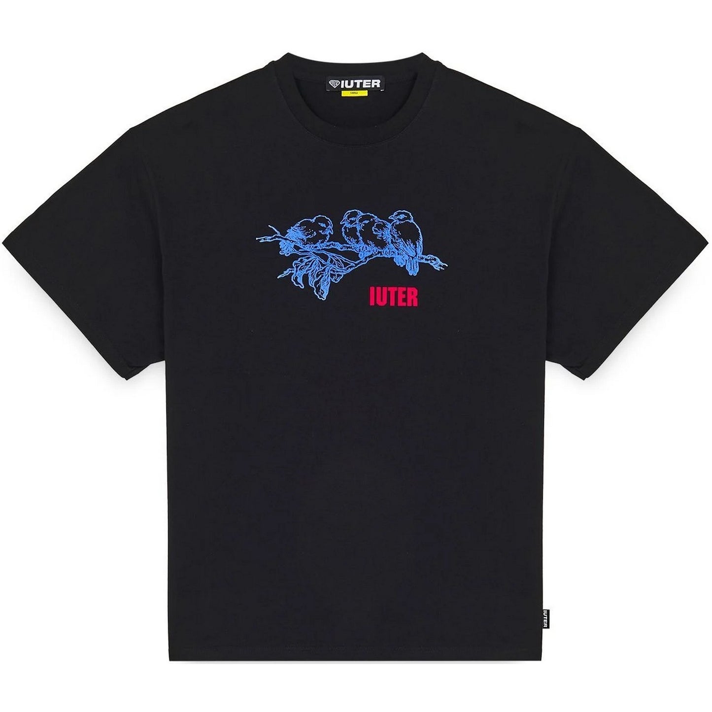 T-shirt męski Iuter - Never Alone Tee - Czarny