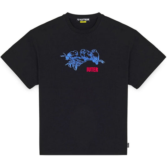 T-shirt męski Iuter - Never Alone Tee - Czarny