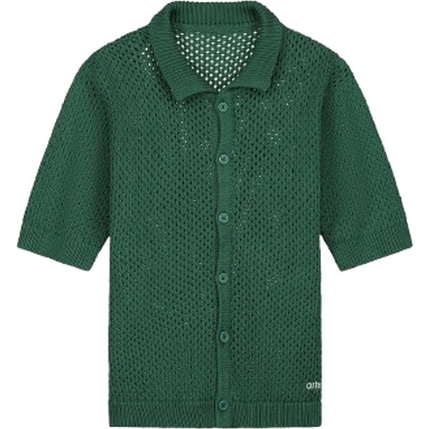 Camicie casual Uomo Arte Antwerp - Crochet Shirt - Verde