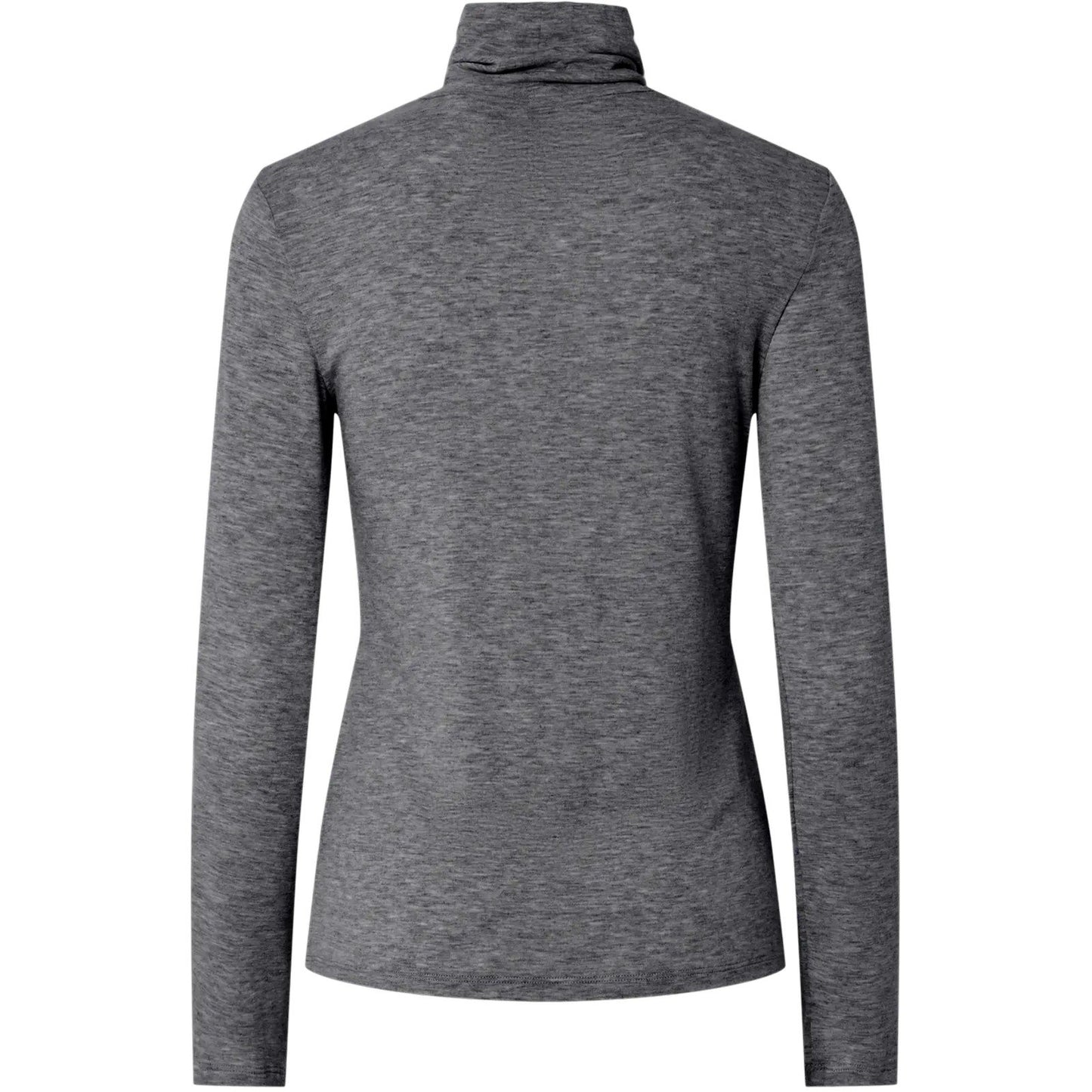 Tank topy i topy Damskie Kawałki - Pcmaria Ls Rollneck Top Jrs Noos Bc - Szary