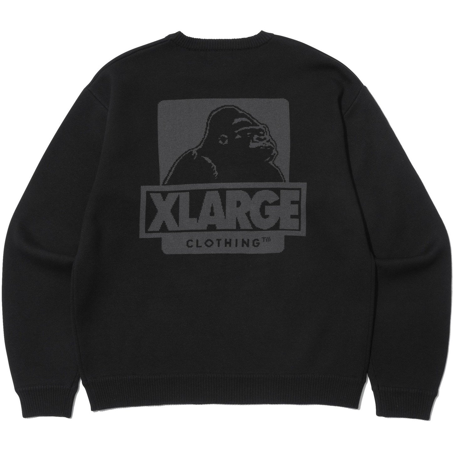 Felpe senza cappuccio Unisex XLarge - Backside Og Crewneck Knit - Nero