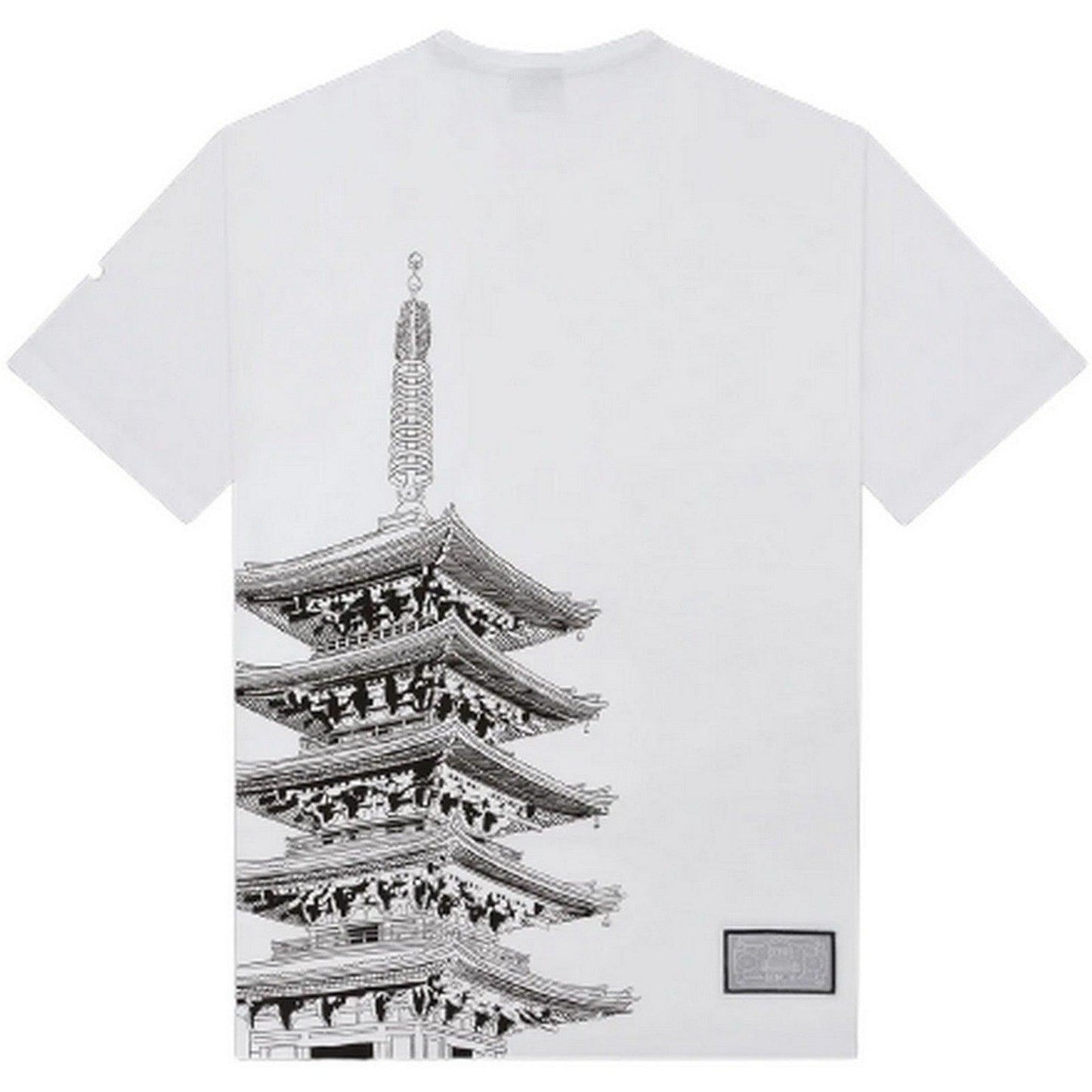 T-shirt Uomo Dolly Noire - Bench Tokyo Over Kimono Tee White - Bianco