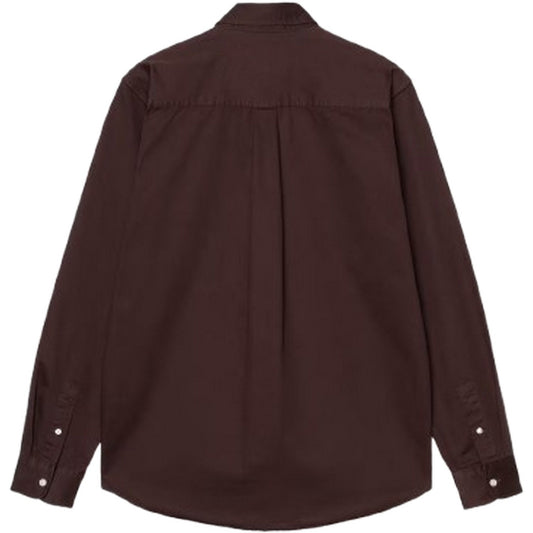 Carhartt Wip Camisas informales para hombre - L/S Madison Shirt - Marrón