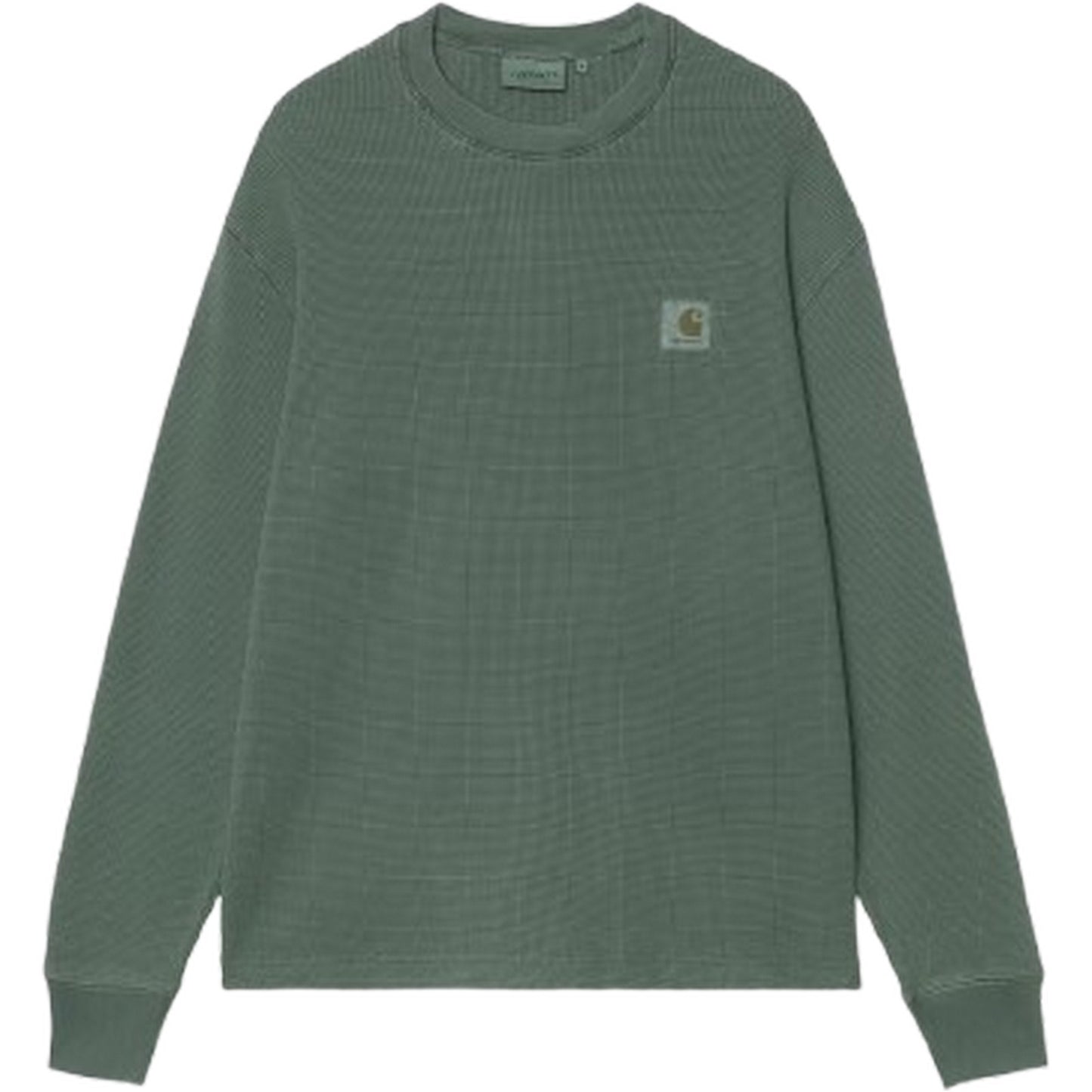 T-shirt Uomo Carhartt Wip - L/S Vista Waffle T-Shirt - Verde
