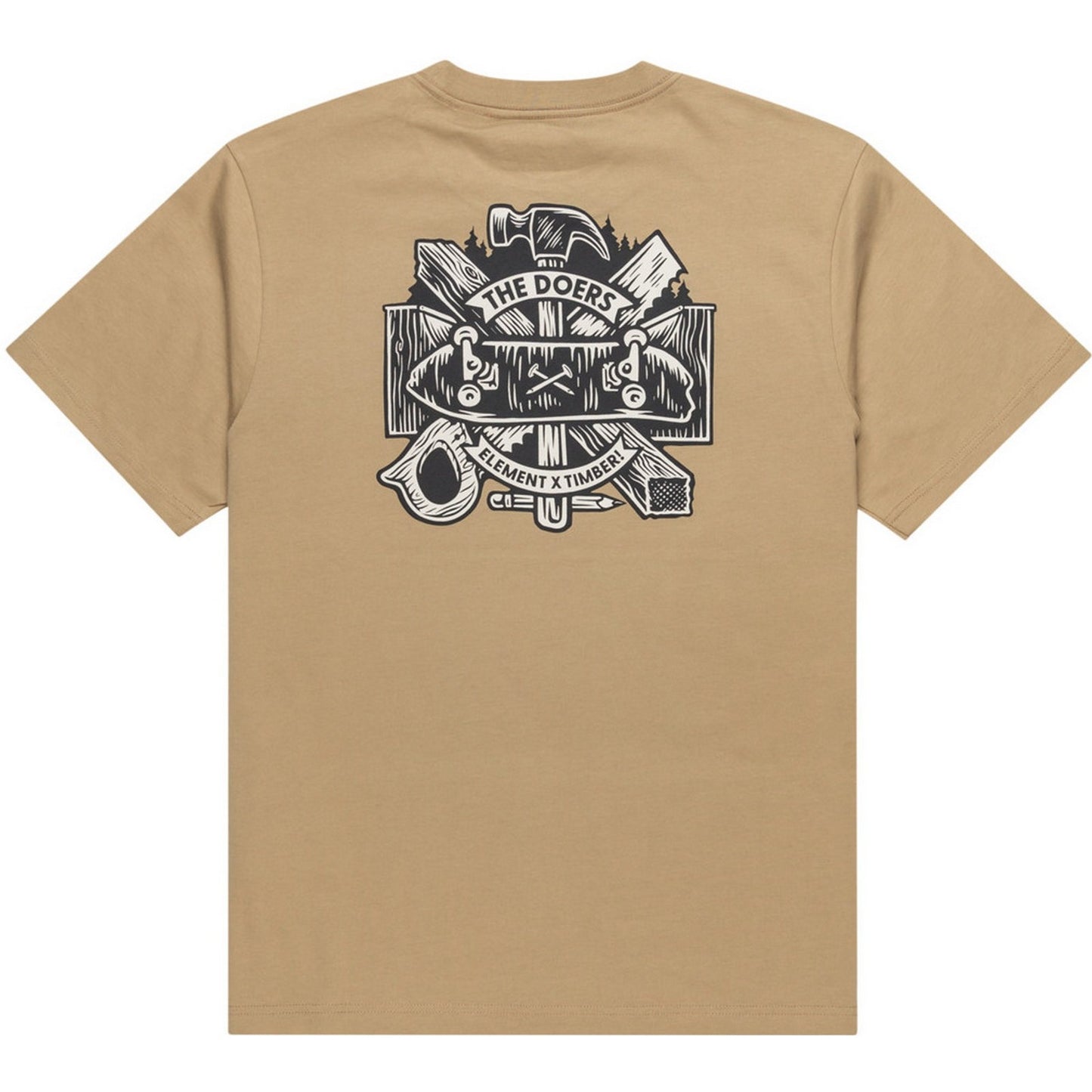 T-shirt Uomo Element - Timber Supply Ss - Beige