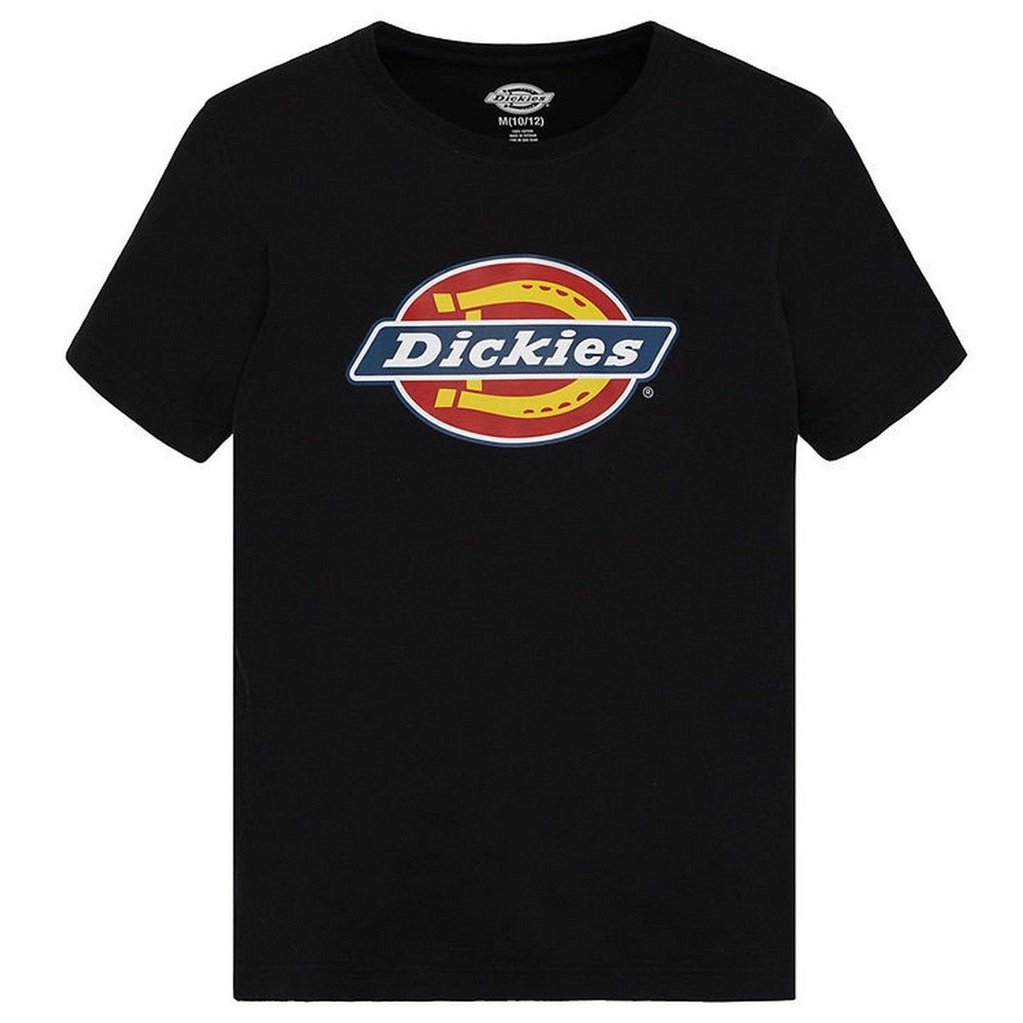 Dickies Unisex-Kinder-T-Shirt – Icon Logo Tee Kids – Schwarz