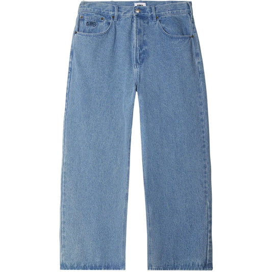 Jeans Uomo Obey - Bigwig Baggy Denim - Celeste