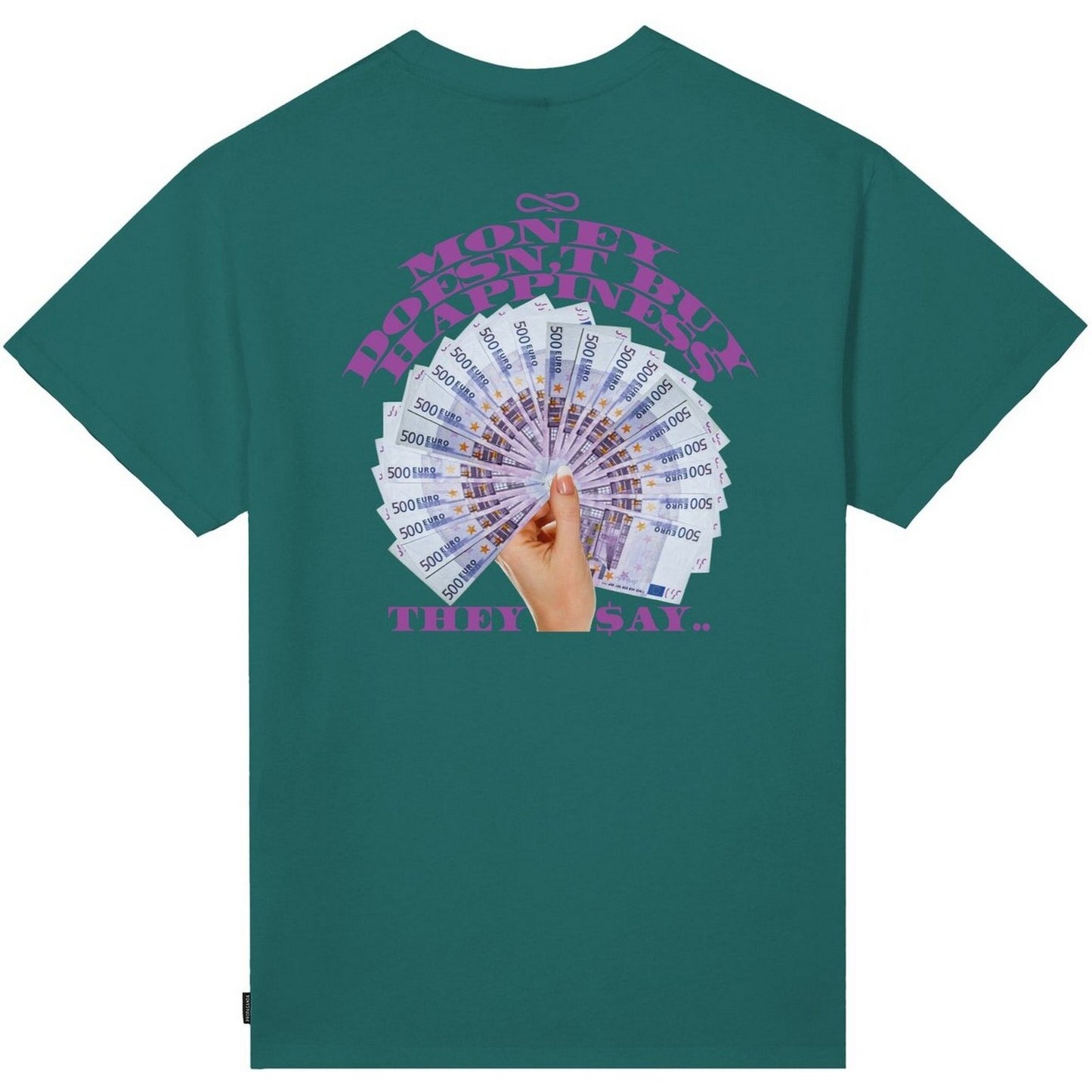 T-shirt Uomo Propaganda - T-Shirt M/M Happines - Petrolio