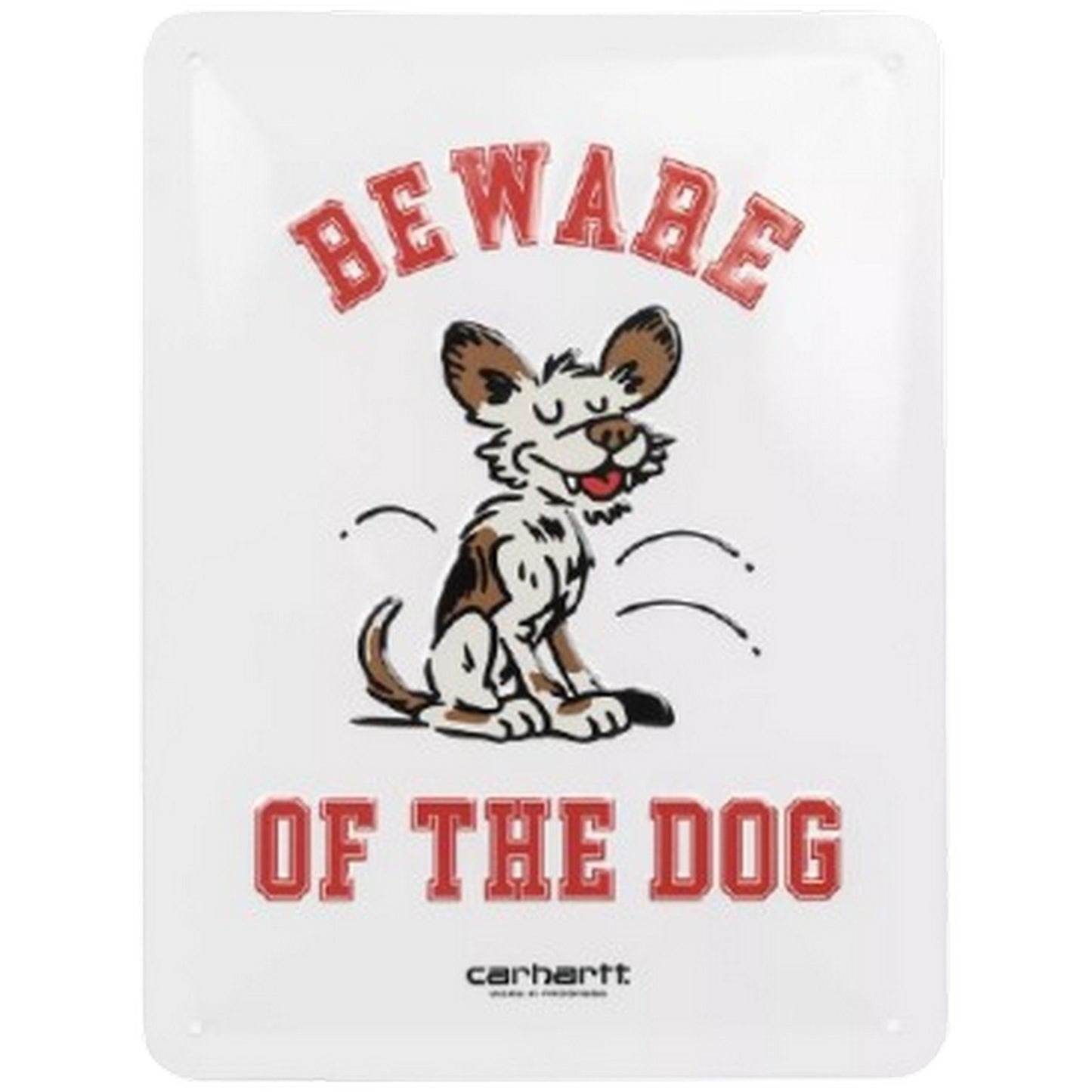 Altro (Arredamento da giardino) Unisex Carhartt Wip - Wild Dog Beware Plate Steel - Multicolore