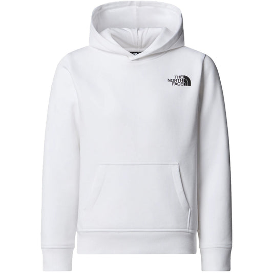 Felpe con cappuccio Ragazzi Unisex The North Face - Teen Box Nse Regular Pullover Hoodie - Bianco