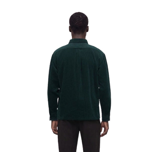 Camicie casual Uomo Volcom - Fostered Ii Cord Ls - Verde